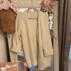 Zara Cream Women's Cardigan